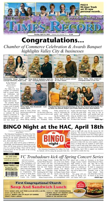 Valley City Times-Record - 16 Aib 2024
