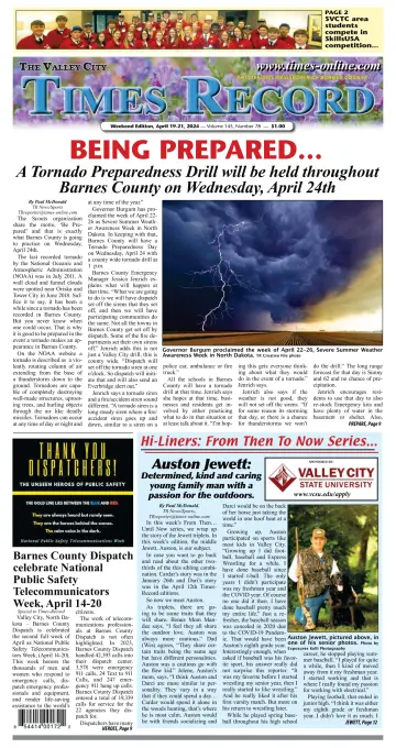 Valley City Times-Record - 19 Ebri 2024