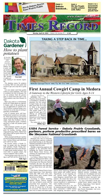 Valley City Times-Record - 22 Apr 2024