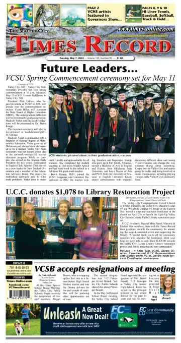 Valley City Times-Record - 7 May 2024