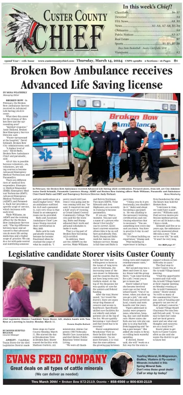 Custer County Chief - 14 3月 2024