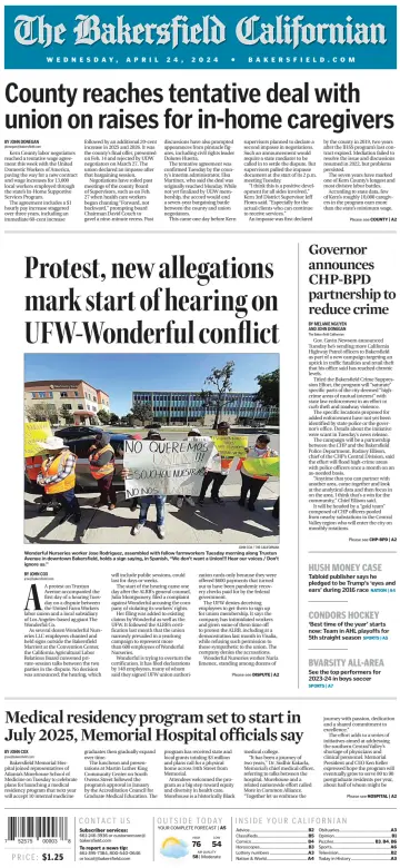 The Bakersfield Californian - 24 abr. 2024
