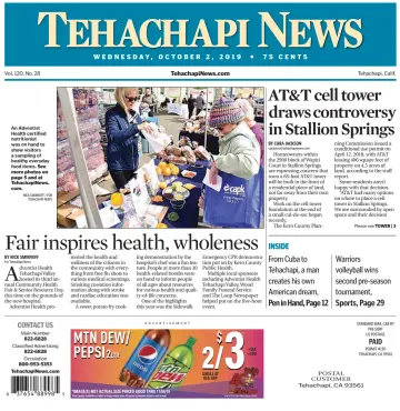 Tehachapi News - 2 Oct 2019
