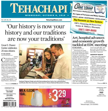 Tehachapi News - 9 Oct 2019