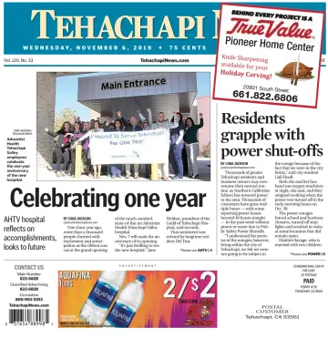 Tehachapi News - 6 Nov 2019