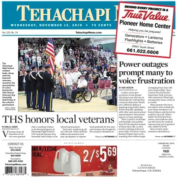 Tehachapi News - 13 Nov 2019
