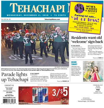 Tehachapi News - 11 Dec 2019