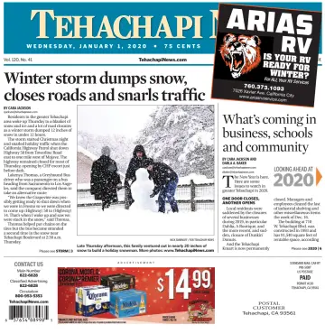 Tehachapi News - 1 Jan 2020