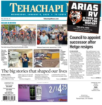 Tehachapi News - 8 Jan 2020