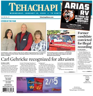 Tehachapi News - 15 Jan 2020