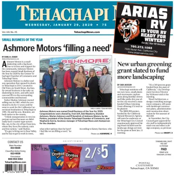 Tehachapi News - 29 Jan 2020