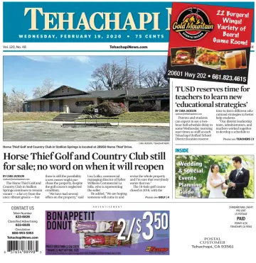 Tehachapi News - 19 Feb 2020