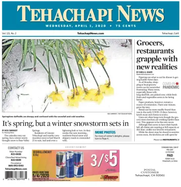 Tehachapi News - 1 Apr 2020