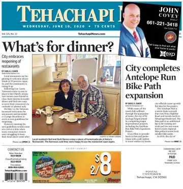 Tehachapi News - 10 Jun 2020
