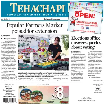 Tehachapi News - 9 Sep 2020