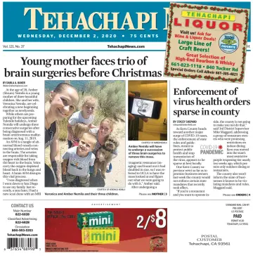 Tehachapi News - 2 Dec 2020