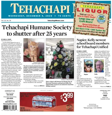 Tehachapi News - 9 Dec 2020