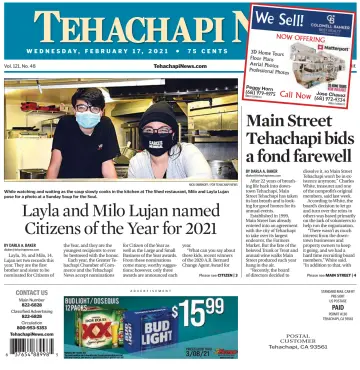 Tehachapi News - 17 Feb 2021