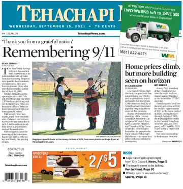 Tehachapi News - 15 Sep 2021