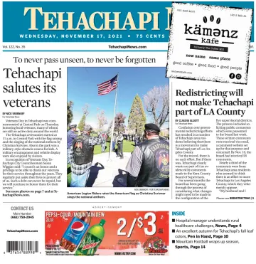 Tehachapi News - 17 Nov 2021