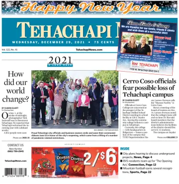 Tehachapi News - 29 Dec 2021