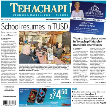 Tehachapi News - 2 Mar 2022