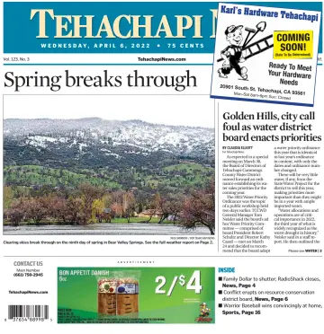Tehachapi News - 6 Apr 2022
