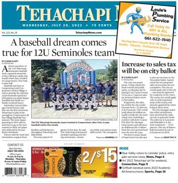 Tehachapi News - 20 Jul 2022