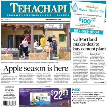Tehachapi News - 21 Sep 2022
