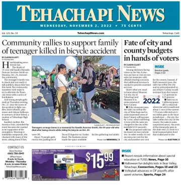 Tehachapi News - 2 Nov 2022
