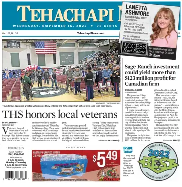 Tehachapi News - 16 Nov 2022