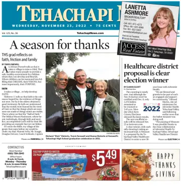 Tehachapi News - 23 Nov 2022
