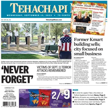 Tehachapi News - 13 Sep 2023
