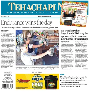Tehachapi News - 27 Sep 2023