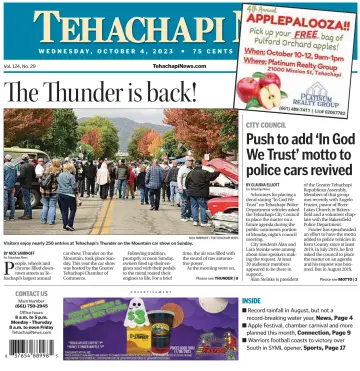 Tehachapi News - 4 Oct 2023