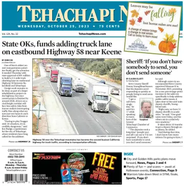 Tehachapi News - 25 Oct 2023