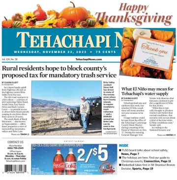 Tehachapi News - 22 Nov 2023