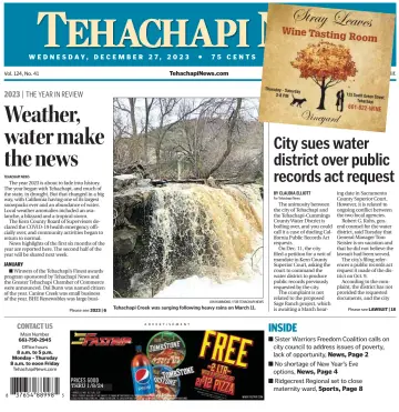 Tehachapi News - 27 dez. 2023