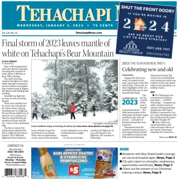 Tehachapi News - 3 Ion 2024