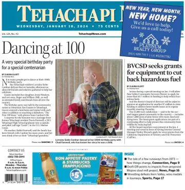 Tehachapi News - 10 янв. 2024