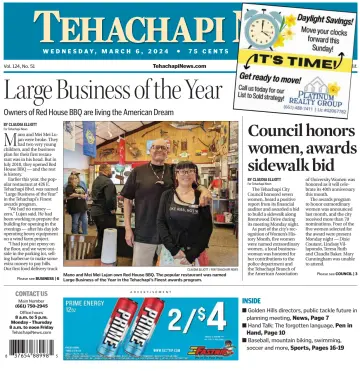 Tehachapi News - 06 三月 2024