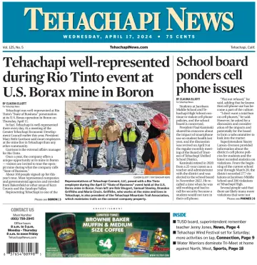Tehachapi News - 17 Apr. 2024