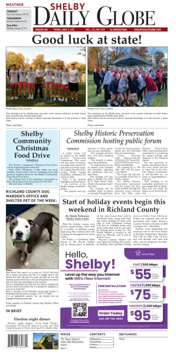 Shelby Daily Globe - 2 Nov 2023