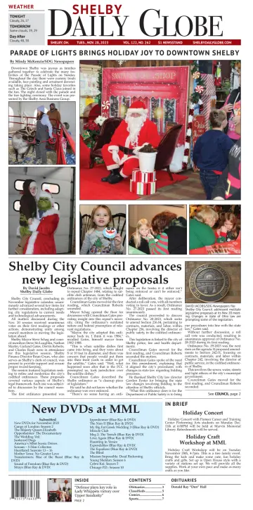Shelby Daily Globe - 28 Nov 2023