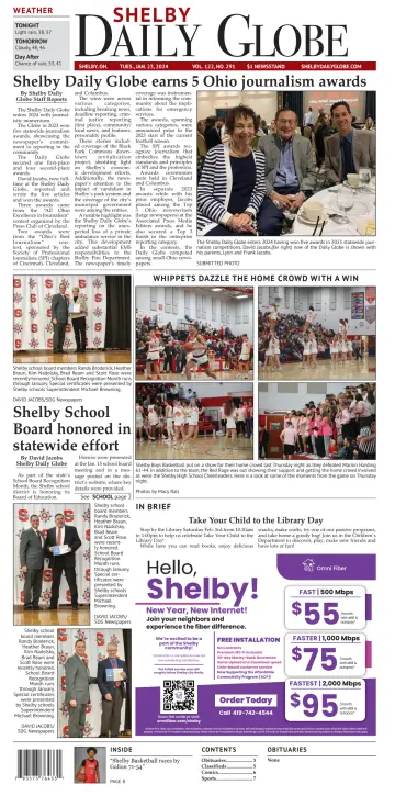 Shelby Daily Globe - 23 Jan 2024