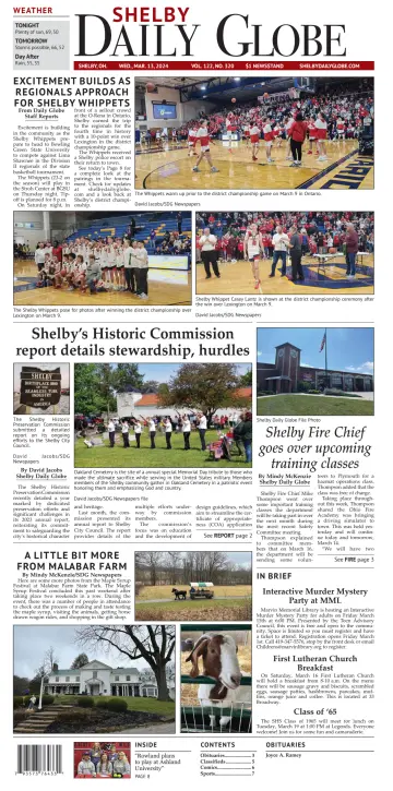 Shelby Daily Globe - 13 Mar 2024