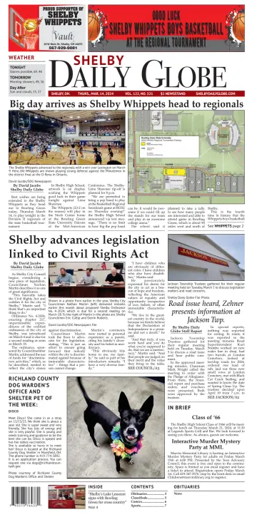 Shelby Daily Globe - 14 3月 2024
