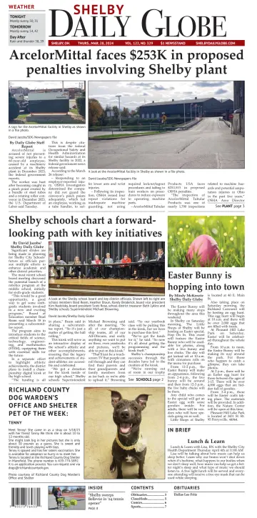 Shelby Daily Globe - 28 мар. 2024