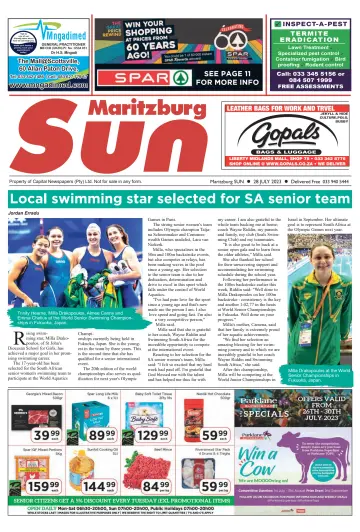 Maritzburg Sun (South Africa) - 28 Jul 2023