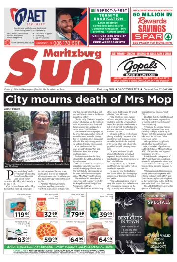 Maritzburg Sun (South Africa) - 20 Oct 2023